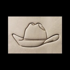 Cowboy Hat Cookie Cutter Cookie Western Theme Biscuit Fondant Decorating Tool for Rodeo Birthday Party Wild West Events Farm Animal Baking Crafts Country Style Dessert and Gift Making