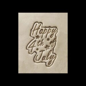 Black Happy 4th of July India Cookie Cutter Cookie Independence Day Treat Mold for Patriotic Baking National Celebration Snacks Republic Day Crafts and Custom Holiday Gift Decorations