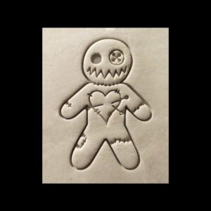 Voodoo Doll Halloween Cookie Cutter Cookie India Spooky Halloween Party Baking Tool for Themed Cookies and Festive Seasonal Dessert Decoration
