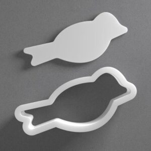 Stylized Bird Cookie Cutter Simple Animal Shape Baking Tool for Cookies Biscuits Fondant Dough Clay Jewelry Making Earring Craft Decorating Party Baking and Daily Home Use