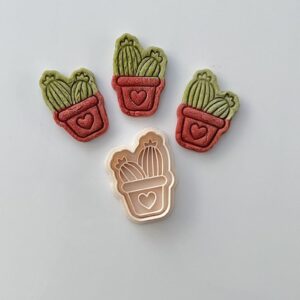 Black Cactus Cookie Cutter cookie Spring Plant Biscuit Fondant Mold for Cactus Themed Baking Decorated Cookies Clay Craft DIY Kids Party Treats