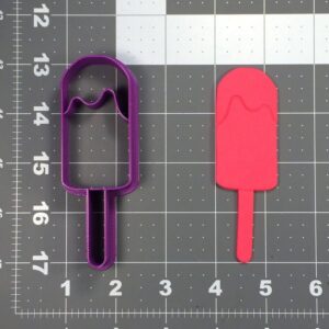 Popsicle 102 Black Cookie Cookie Cutter for Baking, Fondant, Pastry, Biscuits, Sandwiches, Fruits, Crafts and Party Decorations Perfect for Kids, Family, Kitchen, School Projects,