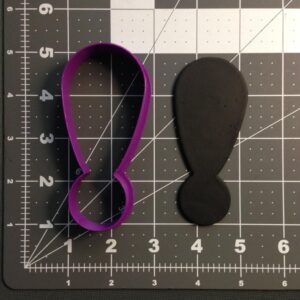 Black Exclamation 100 Cookie Cutter Cookie Punctuation Mark Symbol Shape for Baking Cookies Cake Decorating Crafts Classroom Projects DIY Treats Surprise Party or Celebration Themes