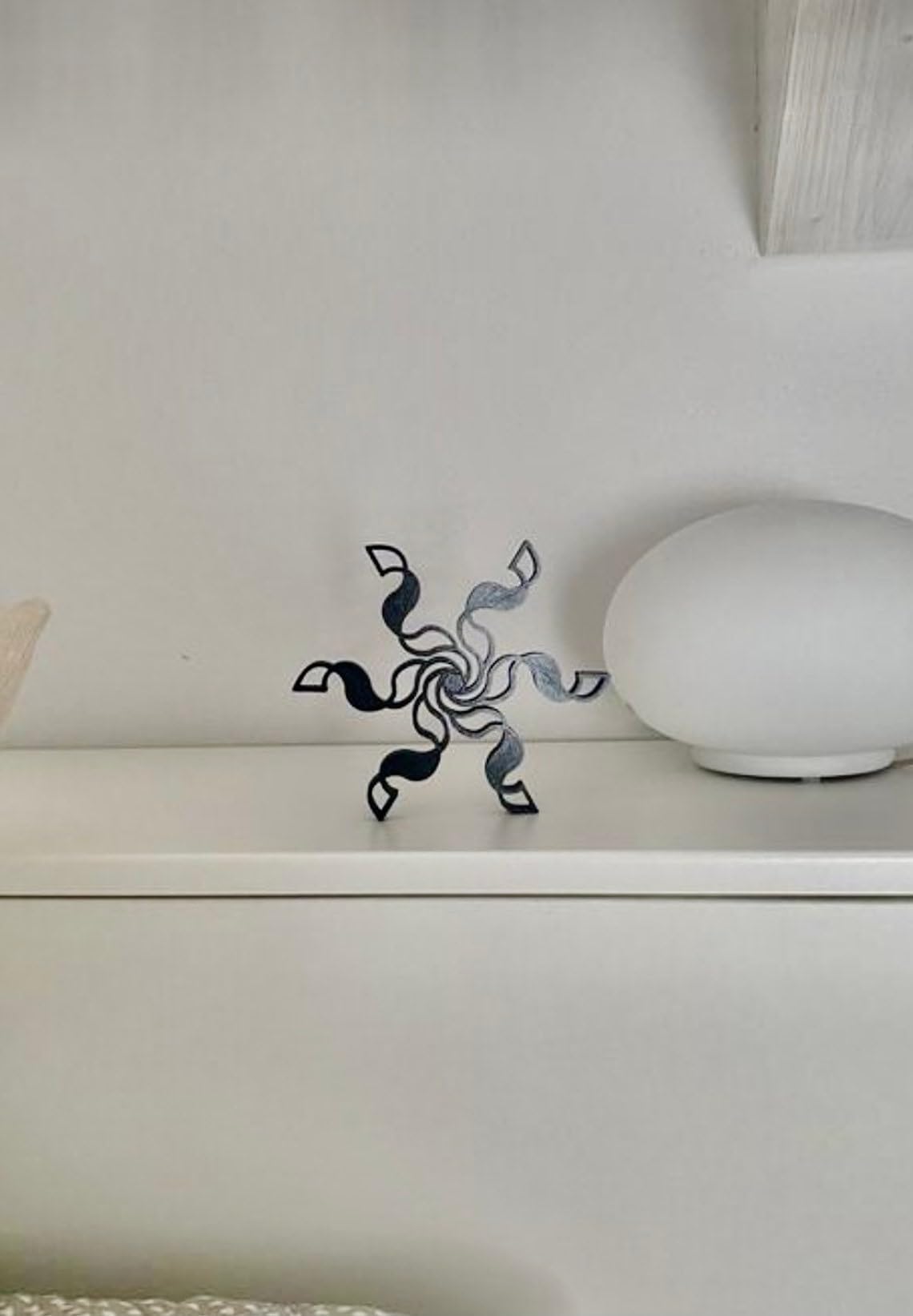 Geometric Minimalist Sculpture: Tabletop Art Inspired by Space and Mars, Perfect for Home Decor and Housewarming Gifts - Image 5