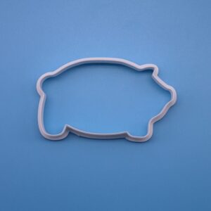 Marranitos Pig Shape Polymer Clay Cutter Cookie Fondant Biscuit Cutter Sharp Tapered Edge Tool for Earrings Jewelry Making Mexican Pan Dulce Cupcake Decoration Baking Craft Projects