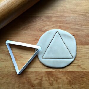 Cookie Triangle Cookie Cutter for Baking, Suitable Size for Cookies, Biscuits, Fondant, and Crafts, Standard or Dishwasher Safe, Ideal for Geometric Shapes, Made in India