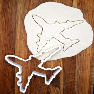 Black Boeing 747 Cookie Cutter India cookie Airliner Plane Shape Aviation Fondant Baking Tool Christmas Cookies Pilot Gift Cake Decorating Clay Jewelry Craft Cutter