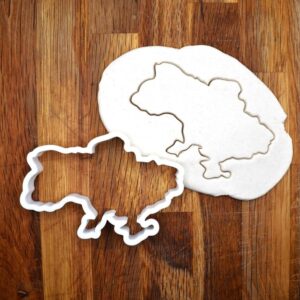 Black Ukraine Cookie Cutter India cookie Ukrainian Country Outline Shape Baking Tool for Cookies Fondant and Clay Christmas Gift Cake Decorating Jewelry Craft Cutter