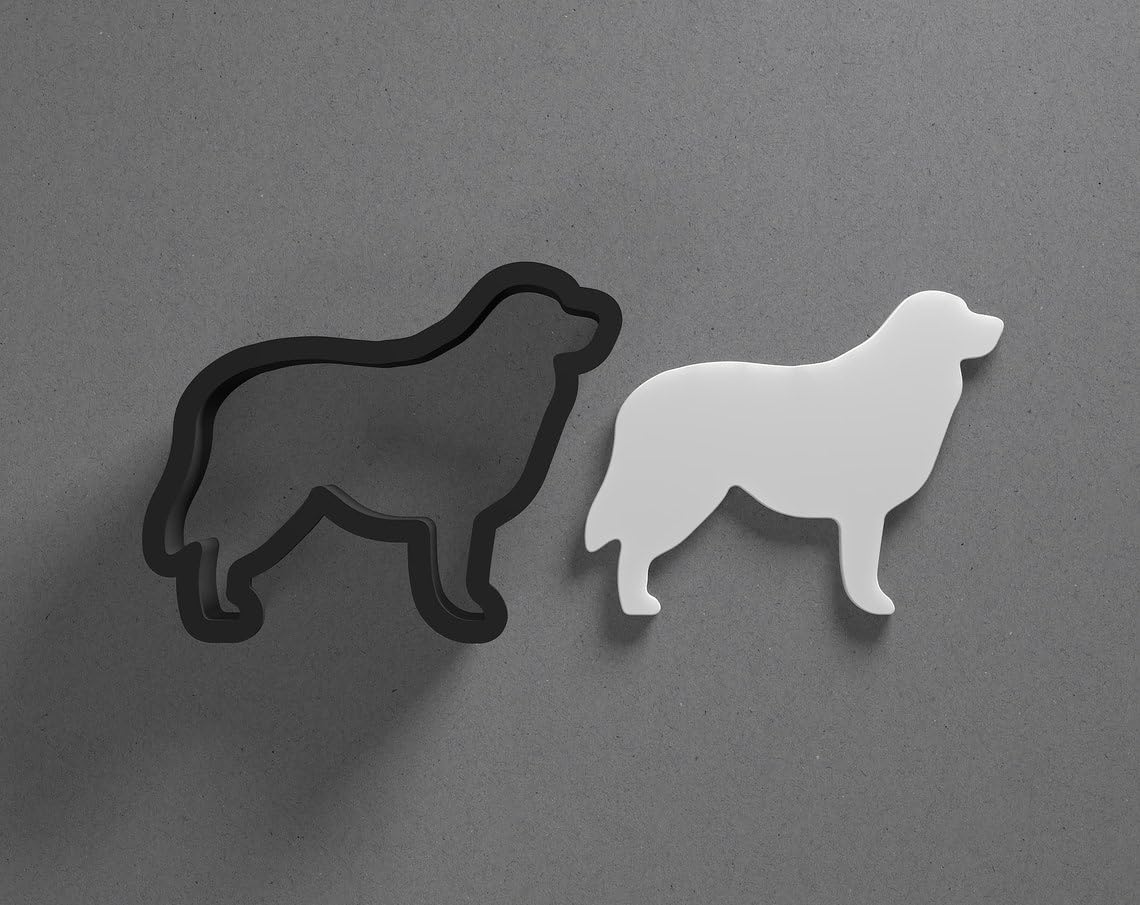 Australian Shepherd Dog Shape Polymer Clay Cutter with Sharp Tapered Edge for Clean Cutting, Jewelry and Earring Tool for Mini Studs and Pendant Sets, Cookie Cutter for Crafting - Image 2