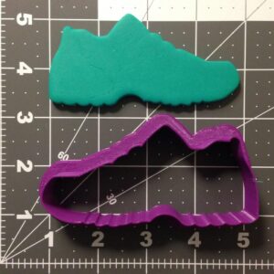 Black Cookie Shoe Cookie Cutter for Baking Biscuits Fondant Sandwiches Pancakes Cake Decoration Fashion Theme Party Supplies Kitchen Pastry Mold Tool for Kids Creative Cooking