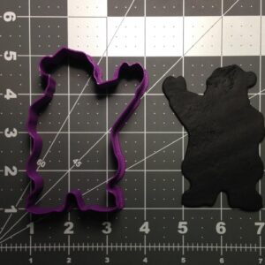 Black Santa Cookie Cutter Cookie Christmas Baking Tool for Holiday Party Cookies Fondant Decorations Crafts Winter Classroom Activities Kids Baking Fun or Home Kitchen Projects