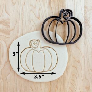 Pumpkin Fall Thanksgiving Cookie Fondant Clay Cutter for Baking Autumn Harvest Decorating Seasonal Party Treats Dough Modeling Craft Projects India Cookie