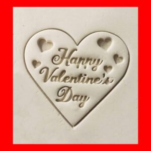 Happy Valentines Day Cookie Cutter Cookie for Valentines Anniversary Wedding Engagement Romantic Celebration Heart Shaped Biscuit Fondant Decorating Tool for Couples and Special