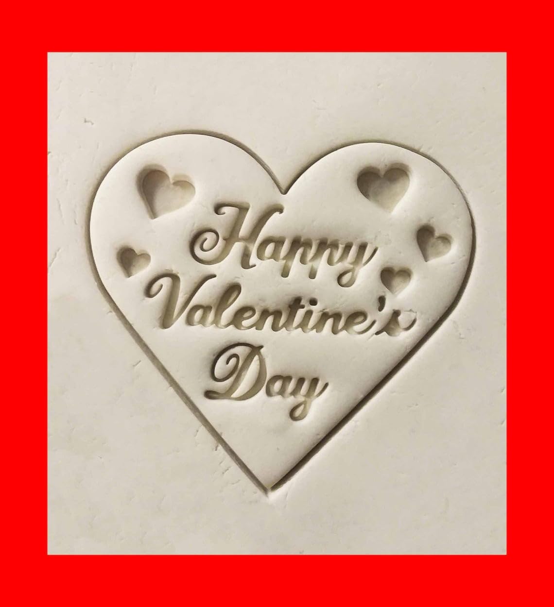 Happy Valentines Day Cookie Cutter Cookie for Valentines Anniversary Wedding Engagement Romantic Celebration Heart Shaped Biscuit Fondant Decorating Tool for Couples and Special