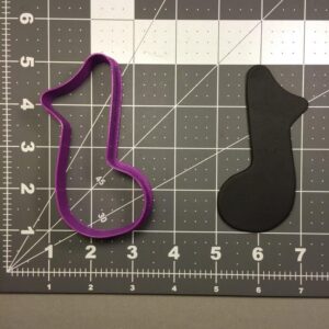 Black Cookie Eighth Note 101 Cookie Cutter for Music Theme Baking Musical Party Decorations Fondant Cupcake Toppers Band Event Supplies Edible Crafts Musician Cookies Clay Cutter Tool