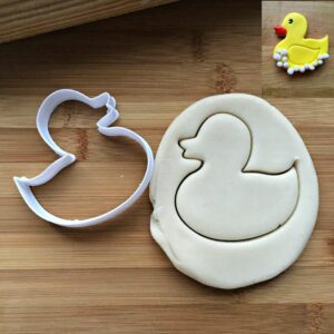 Cookie Rubber Duck Cookie Cutter for Baking Biscuits Cake Fondant Decorations Suitable Size Durable Mold Dishwasher Safe Made in India for Baby Showers, Bath Time Parties, and Crafting