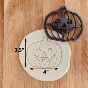 Jack O Lantern Halloween Pumpkin Cookie Cutter Cookie for Fondant Clay Crafting Spooky Fall Baking Halloween Party Treats DIY Kitchen Use and Seasonal Decorations in IndiaThis Jack O