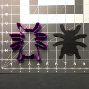 Black Cookie Spider 101 Cookie Cutter for Baking Biscuits Fondant Sandwiches Pancakes Halloween Party Cookie Decorating Tool for Spooky Crafts Kids School Projects and Themed Events