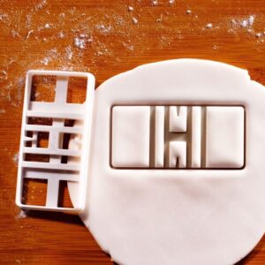 Hemocytometer Cookie Cutter Cookie for Science Themed Baking Biology and Laboratory Inspired Party Decorations Microscope Slide Biscuit Making for Researchers Medical Students lab