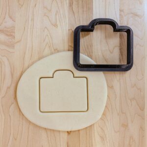 Suitcase Briefcase and Camera Outline Cookie Fondant Clay Cutter Set India Cookie Mold for Travel-Themed Baking, Photography Events, Kids Crafts, Party Treats, DIY Decorations,