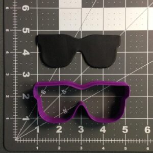 Sunglasses Cookie Cutter Black Cookie India Baking Tool for Making Fashion, Summer, and Accessory-Themed Cookies, Fondant, Chocolate, Cake Decorations, DIY Crafts, Party Treats,