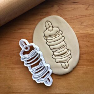 Shish Kabob Cookie Cookie Cutter for Baking, Skewer-Shaped Cookies, Made in India, Ideal for BBQ Parties, Summer Gatherings, and Food-Themed Treats