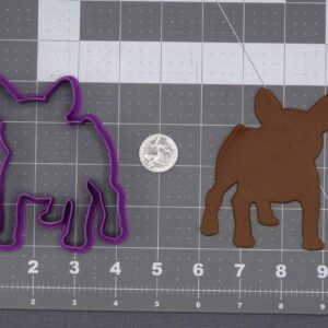French Bulldog Body Cookie Cutter Silhouette Black Cookie India Baking Tool for Making Dog, Pet, and Animal-Themed Cookies, Fondant, Chocolate, Cake Decorations, DIY Crafts, Party