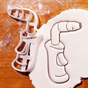 Welding Torch Cookie Cookie Cutter for Fathers Day Gift Tradesmen Engineers Metalworkers Industrial Theme Biscuit Mold Baking Tool for Construction Workers Fabrication Shop Party (ONLY TORCH)