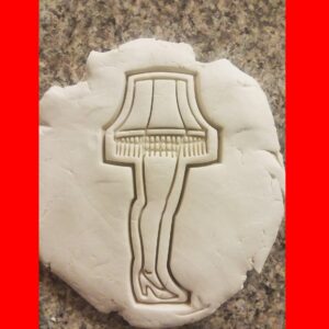 Christmas Story Leg Lamp Cookie Cutter Cookie India Holiday Baking Tool for Festive Christmas Dessert Decoration and Themed Holiday Cookies Baking Fun