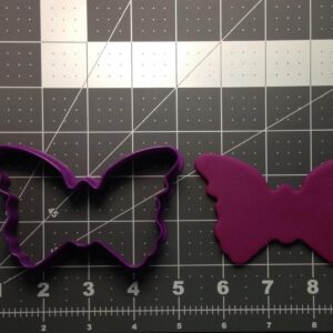 Black Butterfly 105 Cookie Cutter Cookie Insect Shape India Made for Baking Spring Theme Cookies Fondant Clay Crafts Cake Decorating Kids Activities Garden Party and Classroom Use