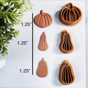 Pumpkin Fall Polymer Clay Earring Cutter India Cookie Autumn Mold Tool for Jewelry Making Biscuit Fondant Cutter DIY Crafts Fall Accessories Thanksgiving Decorations Clay Craft