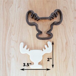 Moose Cup Cookie Cutter Cookie for Fondant, Clay or Dough, Christmas Moose Mug Design for Holiday Baking, Christmas Vacation Inspired Cookie Tool Made in India