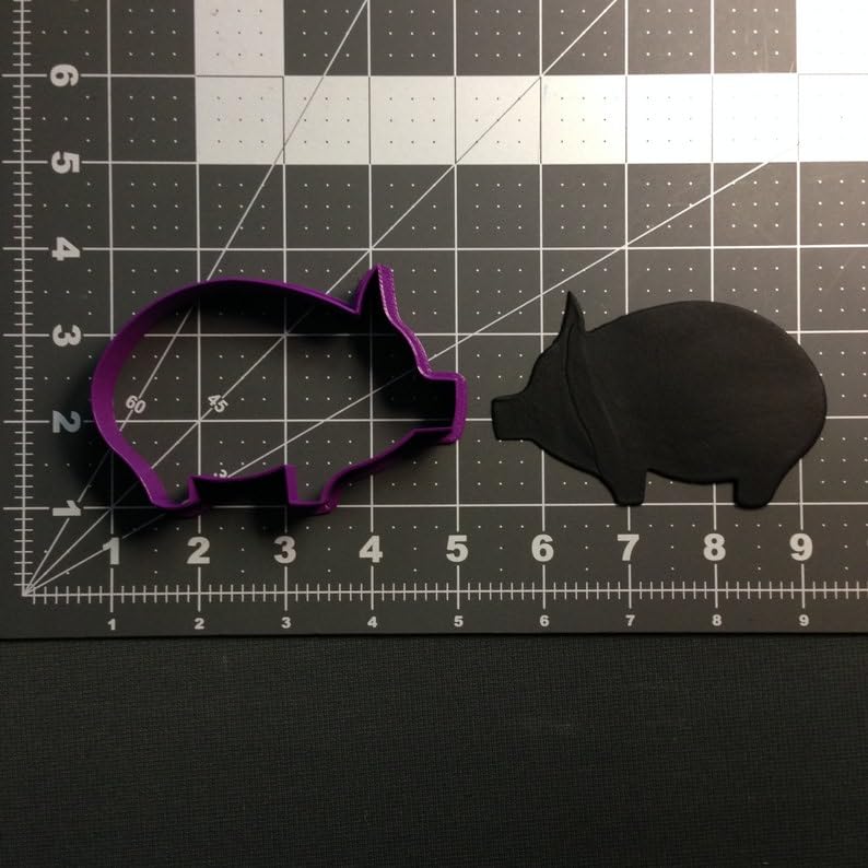Piggy Bank Cookie Cutter Black Cookie India Baking Tool for Making Money, Savings, and Pig-Themed Cookies, Fondant, Chocolate, Cake Decorations, DIY Crafts, Party Treats, and Creative - Image 2