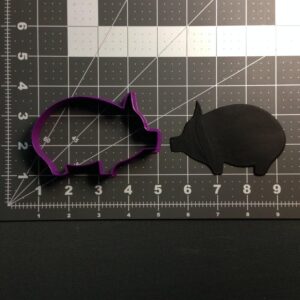 Piggy Bank Cookie Cutter Black Cookie India Baking Tool for Making Money, Savings, and Pig-Themed Cookies, Fondant, Chocolate, Cake Decorations, DIY Crafts, Party Treats, and Creative