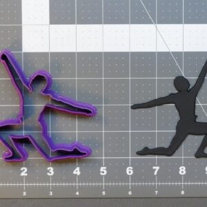 Black Male Ballet Dancer 266 636 Cookie Cutter Silhouette Cookie Ballerino Shape for Ballet Recital Cookies Cake Decorations Dance School Crafts Party Supplies Baking Tool