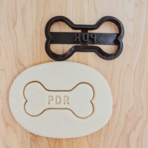 Custom Dog Bone Cookie Fondant Clay Cutter for Baking Decorating Pet Theme Treats Personalized Dough Modeling Gift Making Dog Party Craft Projects Animal Lovers India Cookie