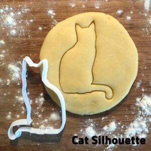 Cat Cookie Cutter Black | Animal Cookie Cutter | Fondant Clay Cutter | Cat Lover Gift | Cat Mom Gift | DIY Wedding Favor | Cat Biscuits | Cat Gifts | Animal Lover Gift