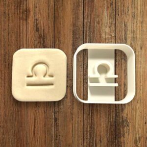 Libra Astrology Sign Cookie Cutter for Making Shortbread Cookies with Zodiac Horoscope Theme Perfect for Birthday Baking Astrological Sugar Paste Fondant Cake Decorations