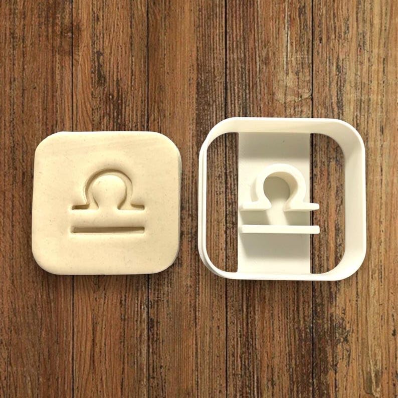 Libra Astrology Sign Cookie Cutter for Making Shortbread Cookies with Zodiac Horoscope Theme Perfect for Birthday Baking Astrological Sugar Paste Fondant Cake Decorations