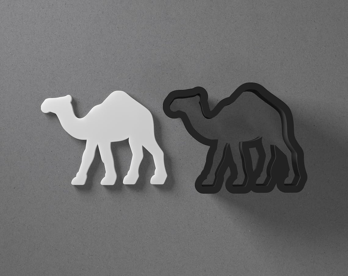 Camel Shape Polymer Clay Cutter With Sharp Tapered Edge Jewelry Earring Making Tool For Mini Studs Pendant Set Clay Mold Cookie Cutter For Desert Animal Wildlife Craft Projects - Image 2