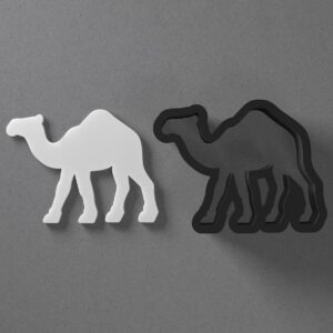 Camel Shape Polymer Clay Cutter With Sharp Tapered Edge Jewelry Earring Making Tool For Mini Studs Pendant Set Clay Mold Cookie Cutter For Desert Animal Wildlife Craft Projects