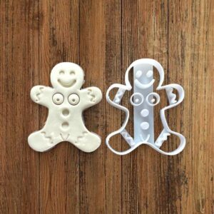 Gingerbread girl cookie cutter for baking shortbread cookies, holiday pastry mold, sugar paste cutter for Christmas cake decoration, festive dessert tool for homemade treats