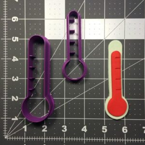 Thermometer Cookie Cookie Cutter Set for Doctor Theme Cookies Nurse Appreciation Baking Medical Party Decorations Educational Activities DIY Fondant Crafts and Healthcare Events India