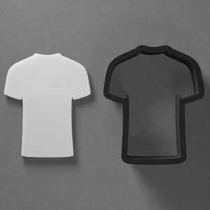 T-Shirt Cookie Polymer Clay Cutter with Sharp Tapered Edge Earring Jewelry Tool for Mini Studs Pendant Set Crafting and Baking Cookie Cutter Mold for Precise Shirt Shape Designs