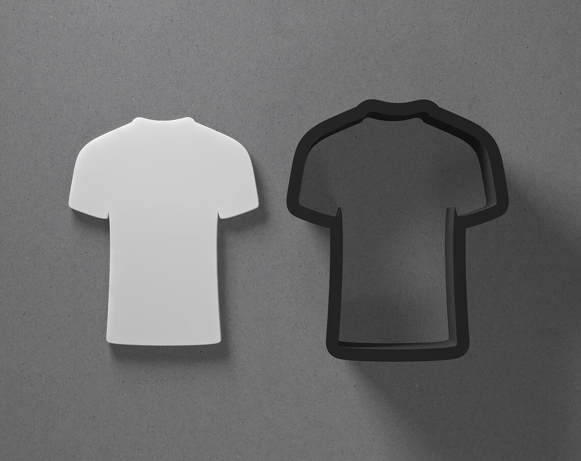 T-Shirt Cookie Polymer Clay Cutter with Sharp Tapered Edge Earring Jewelry Tool for Mini Studs Pendant Set Crafting and Baking Cookie Cutter Mold for Precise Shirt Shape Designs
