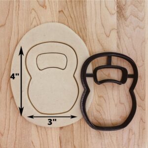 Kettlebell Cookie Cutter Cookie for Fondant, Clay Crafting, Baking, Gym-Themed Parties, Exercise Enthusiast Events, Weightlifting Celebrations, and Creative Cake Decorating in India
