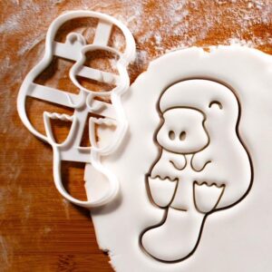 Cute Platypus Cookie Cutter Cookie for Animal Lovers Wildlife Themed Baking Biscuit Fondant Clay Cutter for Birthday Parties Kids Events and Creative Snack Making (ONLY Cute Platypus)