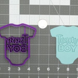 Black Team Boy Cookie Cutter Cookie Baby Theme Biscuit Mold India Made Baking and Craft Tool for Kids Birthday Celebration DIY Party Favors Cake Fondant Decoration and Everyday Use