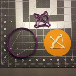 Sagittarius Icon Cookie Cutter Set Black Cookie Zodiac Symbol Baking Tool for Horoscope Party Cookies Astrology Theme Crafts Birthday Cupcakes Celestial Decorations and Fondant