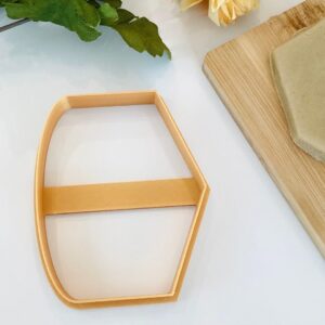 Boho Plaque Shaped Cookie Cookie Cutter for Unique Cookie and Clay Designs, Large Polymer Clay and Dough Cutter Perfect for Custom Cookies, Trendy Boho Style Baking and Craft Projects
